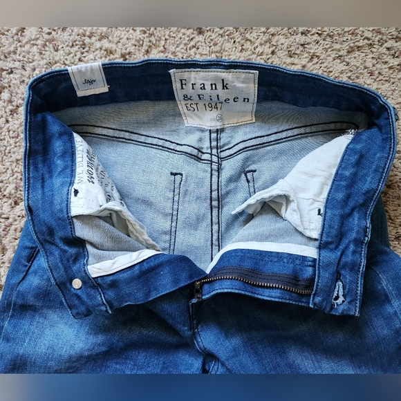 Frank and Eileen Sligo Skinny Jeans Raw Hem Size 26 - Picture 7 of 12